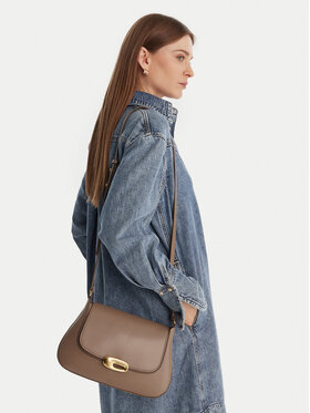 Calvin Klein Handtasche Calvin Klein Hardware Flap Meidum Crossbody LV04F3401G Beige
