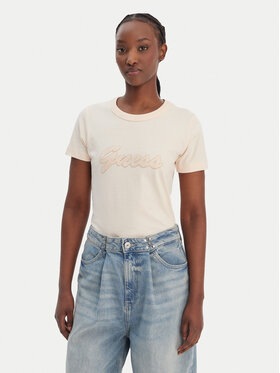 Guess Guess Camiseta W6GI08 K3023 Naranja Regular Fit
