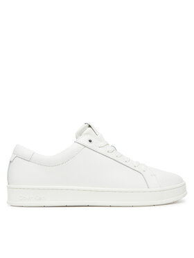 Calvin Klein Snīkeri Calvin Klein Low Top Lace Up Lth HM0HM01971 Balts