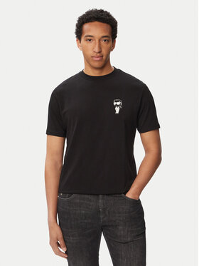 KARL LAGERFELD KARL LAGERFELD Camiseta 755048 563235 Negro Regular Fit