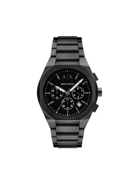Armani Exchange Pulkstenis Armani Exchange Rafael AX4183 Melns