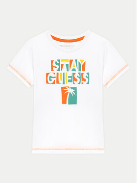 Guess Guess Футболка N5GI15 K8HM4 Білий Regular Fit