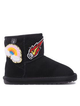 EMU Australia Schneeschuhe EMU Australia Wallaby Mini Play K12748 Schwarz