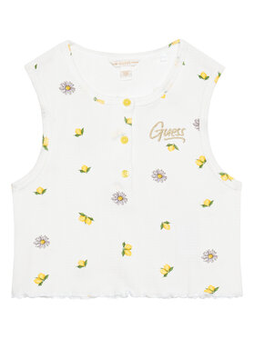 Guess Guess Top J6GI02 KF794 Blanco Regular Fit