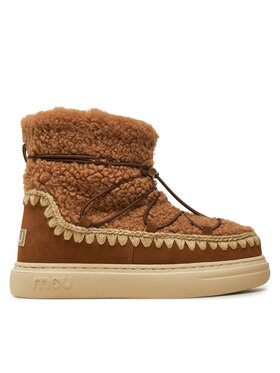 Mou Snehule Mou Eskimo Sneaker Bold Scoub Lace FW411012A Hnedá
