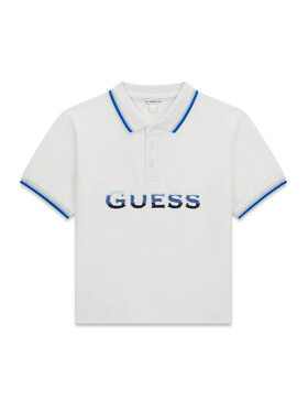 Guess Guess Поло L6GP00 KADZ4 Білий Relaxed Fit