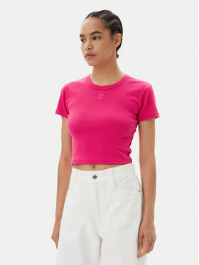 HUGO HUGO Футболка Delanor 50512000 Рожевий Slim Fit