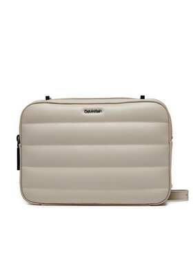 Calvin Klein Kabelka Calvin Klein Line Quilt Camera Bag K60K612114 Sivá