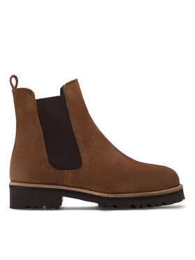 Sergio Bardi Členková obuv s elastickým prvkom Sergio Bardi WI08-HELEN(882)-08SB Hnedá