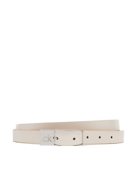 Calvin Klein Sieviešu josta Calvin Klein Ck Cut Square Buckle 2.0 K60K613155 Balts