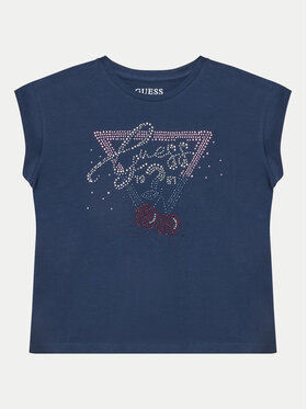 Guess Guess T-Shirt J5GI01 K6YW4 Dunkelblau Boxy Fit