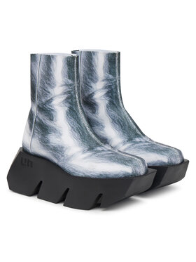 United Nude Botki United Nude Bull Canvas LO 110231006202 Srebrny