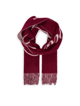 Tommy Hilfiger Šallīte Tommy Hilfiger Script Logo AW0AW17786 Bordo