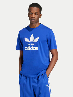 adidas adidas Majica adicolor Trefoil IZ3058 Modra Regular Fit