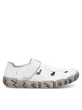 Rieker Polobotky Rieker L0362-80 Bílá