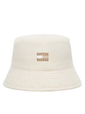 Tommy Jeans Καπέλο Tommy Jeans Heritage Bucket AW0AW17581 Μπεζ