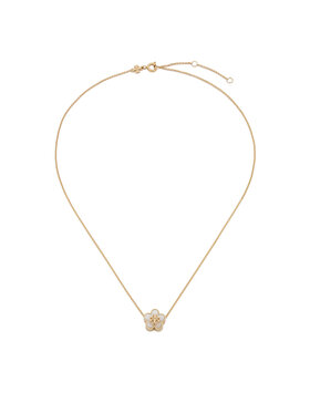 Tory Burch Намисто Tory Burch Kira Flower 158996 Золотий