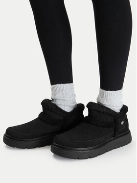Skechers Śniegowce Skechers Bobs Keepsakes Lite - Winter Snug 114895 Czarny