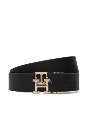 Tommy Hilfiger Curea Tommy Hilfiger Th Logo Rev 3.0 Pebble AW0AW18691 Negru