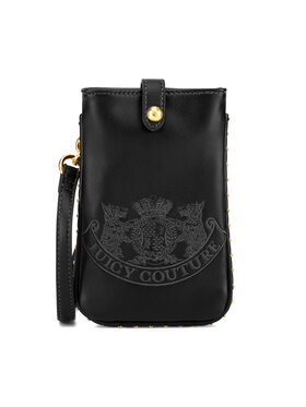 Juicy Couture Taška na telefón Juicy Couture BIJXT8655WVP Čierna