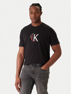 Calvin Klein Jeans Calvin Klein Jeans Camiseta 2Tone Graphic LV14RE829G Negro Regular Fit