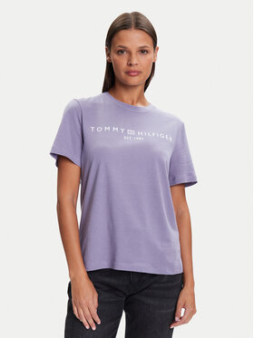 Tommy Hilfiger Tommy Hilfiger Camiseta WW0WW40276 Violeta Regular Fit