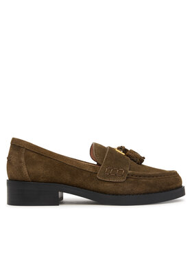 Coccinelle Loafersy Coccinelle Beat Vintag.Su E4 VF6 16 04 01 Khaki