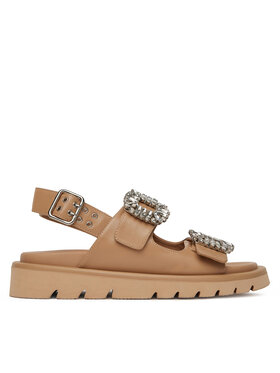 Eva Minge Sandále Eva Minge SNOWDROP-I75-563 Béžová