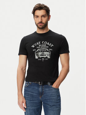 Guess Guess Футболка M6YI44 K4230 Чорний Slim Fit