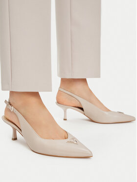 Guess Обувки на ток Guess FLT2CK LEA05 Светлобежов