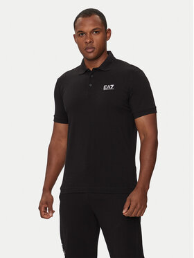 EA7 Emporio Armani EA7 Emporio Armani Поло 8NPF14 PJVQZ 1200 Чорний Regular Fit