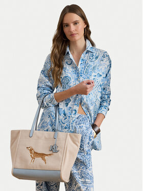 LAUREN RALPH LAUREN Handtasche LAUREN RALPH LAUREN 431P13256002 Beige