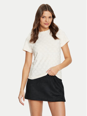 Guess Guess Футболка V5RI02 KCLG2 Écru Regular Fit