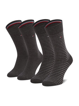 Tommy Hilfiger Дълги чорапи Tommy Hilfiger 100001496 Сив