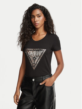 Guess Guess Camiseta W6BI26 K6047 Negro Regular Fit