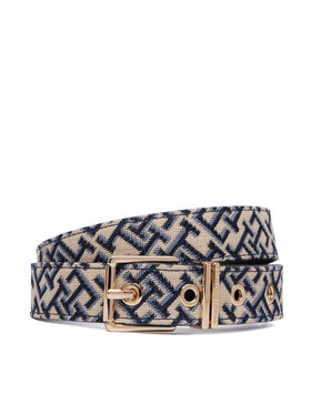 Tommy Hilfiger Nadrágszíj Tommy Hilfiger Th Square 2.5 Jacquard AW0AW18894 Bézs