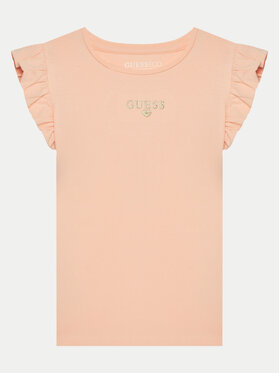 Guess Guess Футболка K5RI26 K6YW4 Кораловий Regular Fit