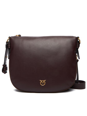 PINKO Kabelka PINKO Hobo Zip Around Classic Ai 25-26 PLTT 105113 A0QO Bordová