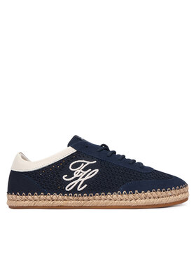 Tommy Hilfiger Espadrilles Tommy Hilfiger Th Heritage Rope Sneaker FW0FW09406 Dunkelblau