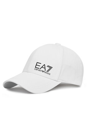 EA7 Emporio Armani Cepure ar nagu EA7 Emporio Armani 7X000005 AF11989 M0014 Balts