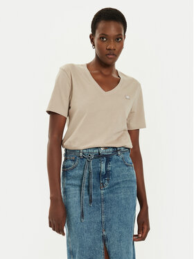 Calvin Klein Jeans Calvin Klein Jeans Camiseta Embro Badge J20J222560 Beis Regular Fit