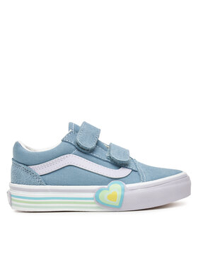 Vans Tenisówki Vans Old Skool V Heart VN000D4DCFL1 Niebieski