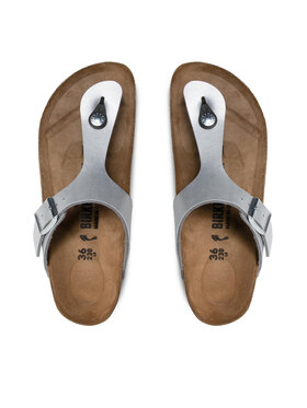 Birkenstock Žabky Birkenstock Gizeh Bs 0043853 Stříbrná