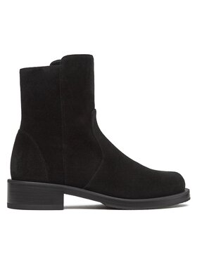 Stuart Weitzman Členková obuv Stuart Weitzman 5050 Bold Zip Btie SG094 Čierna