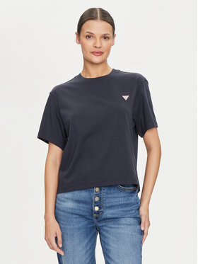 Guess Jeans Guess Jeans Póló W4YI05 K8HM0 Sötétkék Regular Fit