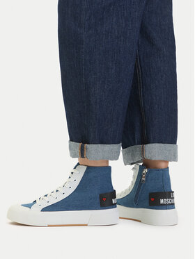 LOVE MOSCHINO Кеди LOVE MOSCHINO JA15022G1MJO5700 Голубий