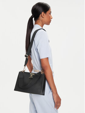 Tommy Hilfiger Torebka Tommy Hilfiger Th Her Med Satchel AW0AW17722 Czarny