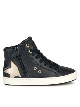 Geox Sneakersy Geox J Kalispera Girl J044GA 000BC C0531 M Čierna