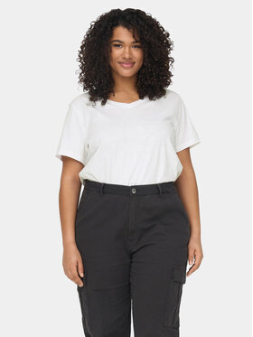 ONLY Carmakoma ONLY Carmakoma Футболка 15285965 Білий Regular Fit