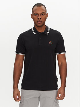 Napapijri Napapijri Поло E-Macas NP0A4ID59411 Чорний Regular Fit